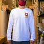 Split Chunz Long Sleeve Shirt - White